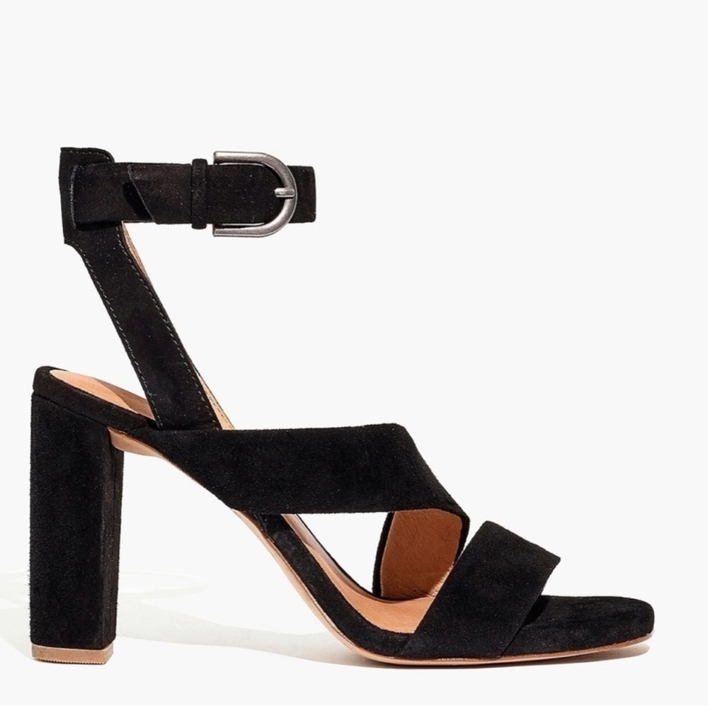 MADEWELL The Liv Sandal in Black Suede size 7